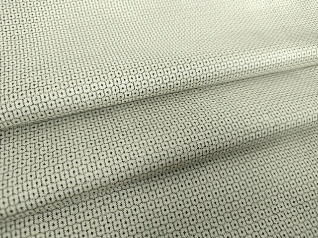 平和屋着物●本場大島紬　白大島　100亀甲　総詰め　正絹　逸品　DAAY1449ps