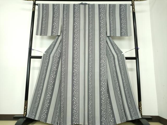 平和屋着物●上質な小紋　舞桜間道　正絹　逸品　未使用　DAAY1514ps