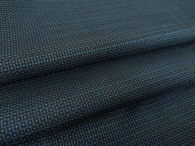 平和屋着物●男性　本場大島紬　120亀甲　総詰め　正絹　逸品　未使用　DAAY1535ps