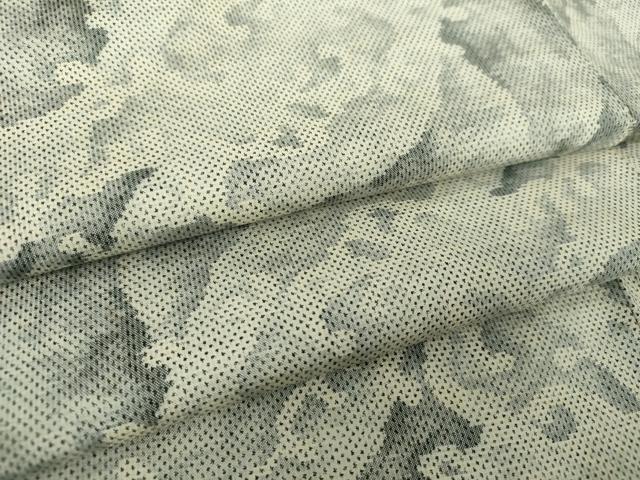 平和屋着物●本場大島紬　白大島　7マルキ　立波文　正絹　逸品　DAAY1536ps