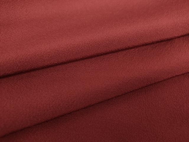 平和屋着物●上質な色無地　葡萄茶色　正絹　逸品　未使用　DAAY1691ps