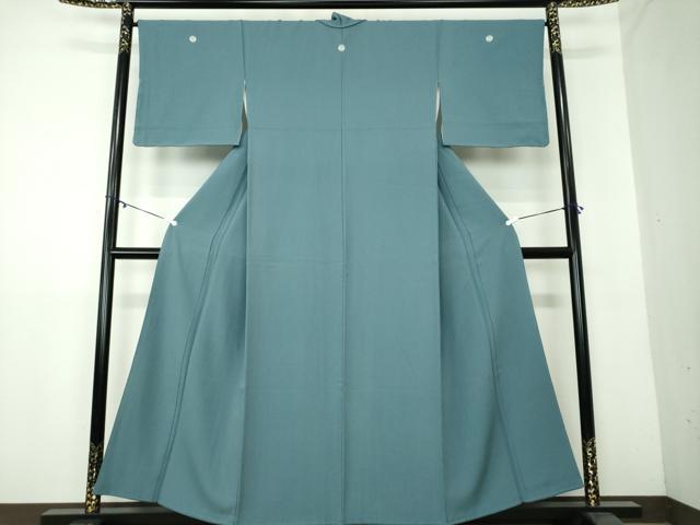 平和屋着物●上質な色無地　紺鼠色　正絹　逸品　未使用　DAAY1693ps 平和屋着物○上質な色無地 紺鼠色 正絹 逸品 未使用 DAAY1693ps