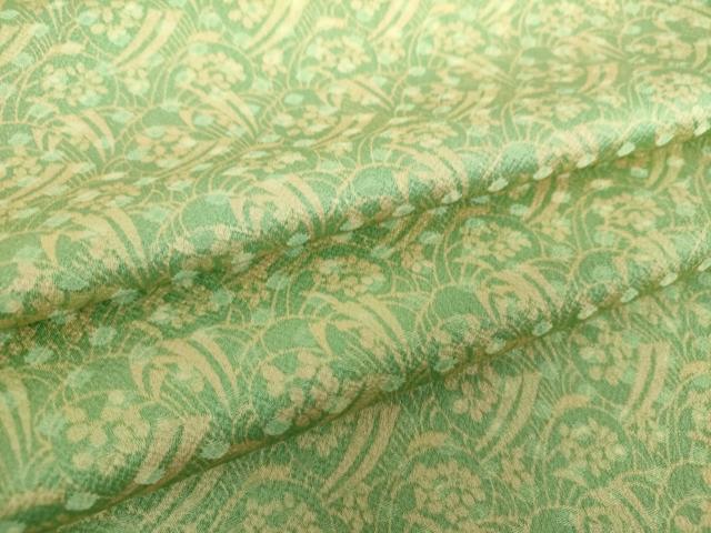 平和屋着物●上質な小紋　草花文　正絹　逸品　未使用　DAAY1701ps