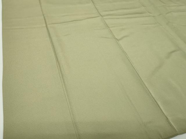 平和屋着物○上質な色無地 柳茶色 正絹 逸品 DAAY1726ps