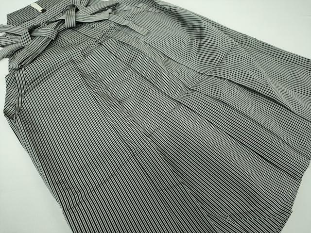 平和屋着物●男性　馬乗袴　縞　正絹　逸品　DAAY1752ps