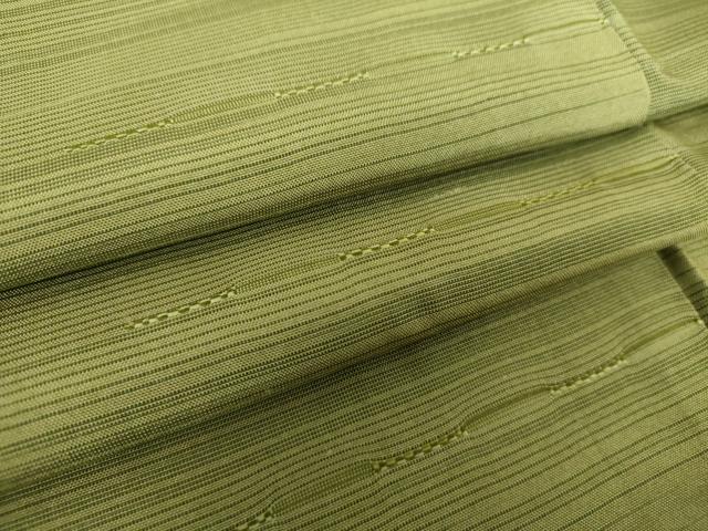 平和屋着物●上質な紬　横縞　正絹　逸品　DAAY1777ps