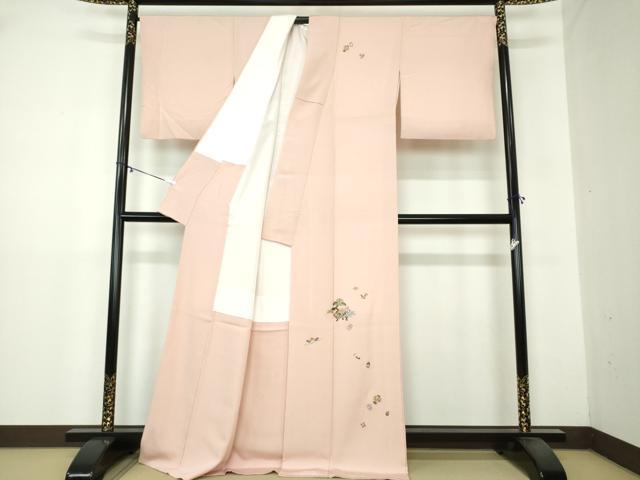 平和屋着物○八代 玉屋庄兵衛 訪問着 駒刺繍 総刺繍 宝尽くし 金糸 正絹