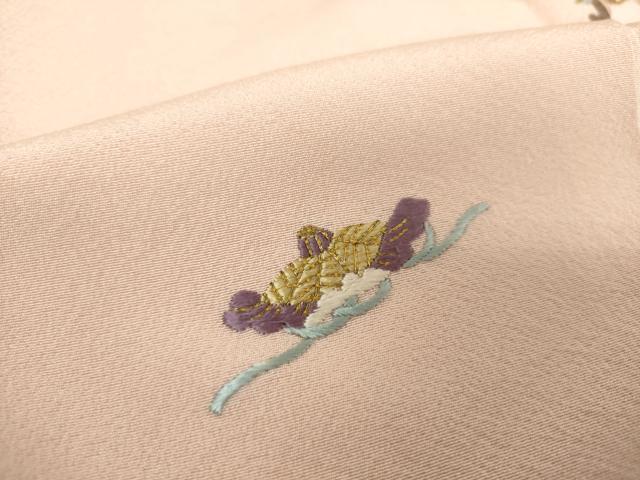 平和屋着物○八代 玉屋庄兵衛 訪問着 駒刺繍 総刺繍 宝尽くし 金糸 正絹