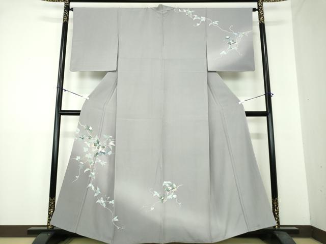 平和屋着物●訪問着　友禅　南天文　西武百貨店扱い　正絹　逸品　DAAY1833ps