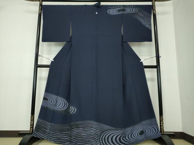 平和屋着物●訪問着　流水文　正絹　逸品　DAAY1841ps