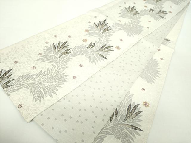 平和屋着物○インド・アッサム 野蚕糸 手織 ムガシルク 黄金ムガ蚕 六通柄