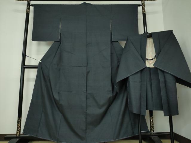 平和屋着物●本場大島紬　アンサンブル　100亀甲　総詰め　正絹　逸品　DAAY1957ps