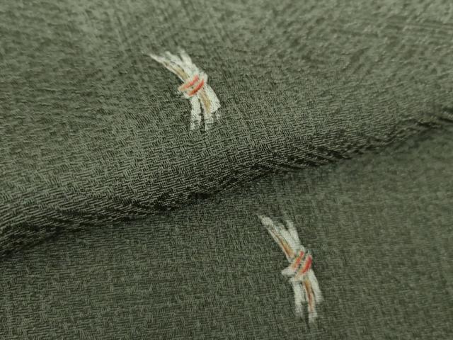 平和屋着物○上質な小紋 手描き 束ね吉祥文 正絹 逸品 DAAY1983ps