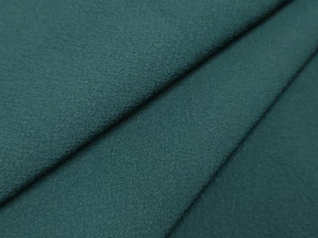 平和屋着物●上質な色無地　千歳緑色　正絹　逸品　DAAY2484op