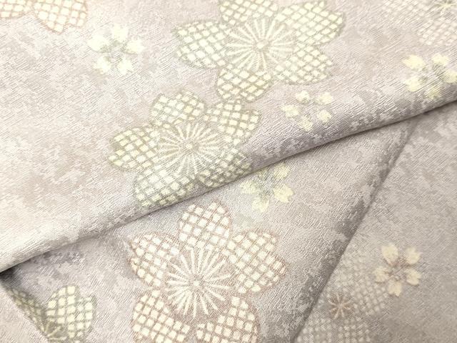 平和屋着物●上質な小紋　舞桜　やまと誂製　正絹　逸品　DAAY2492op
