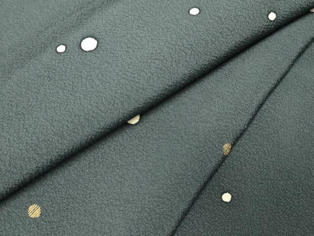 平和屋着物●上質な小紋　丸文　正絹　逸品　DAAY2497op