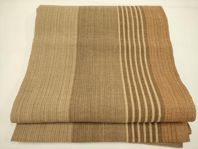 平和屋着物＊夏物　八寸名古屋帯　間道　DAAY2945op