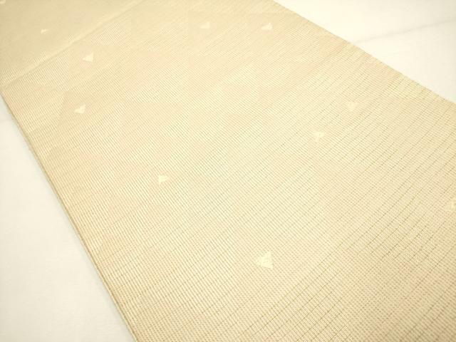 平和屋着物＊夏物　六通柄袋帯　鱗文　金糸　正絹　逸品　DAAY2999op_1