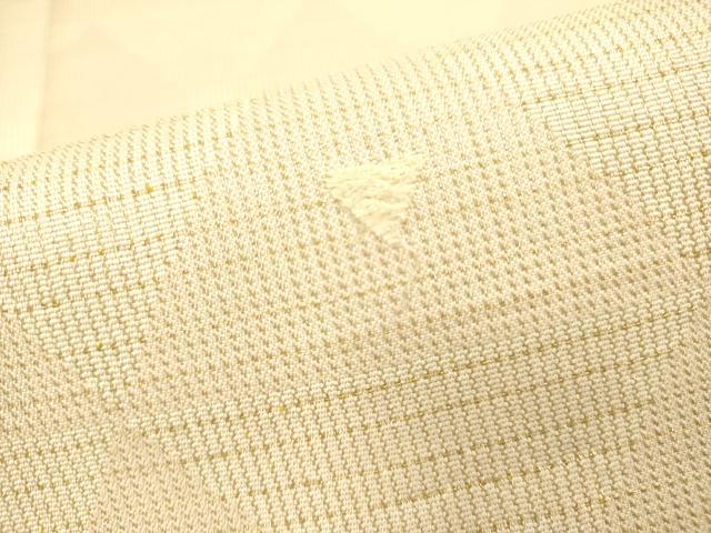 平和屋着物＊夏物　六通柄袋帯　鱗文　金糸　正絹　逸品　DAAY2999op_3