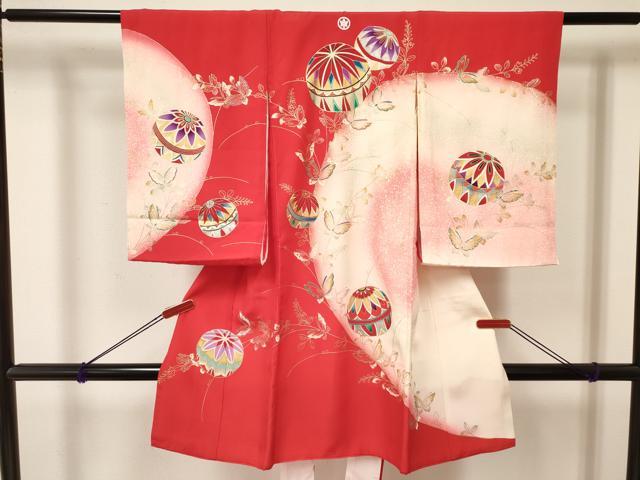 平和屋着物[]お宮参り 女の子 祝着 産着 初着 のしめ 鞠花