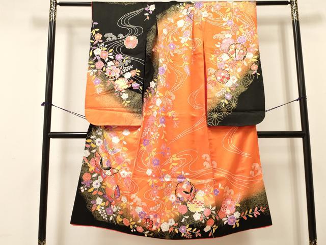 ビッグウェーブ（グリーン）い草×和紙糸タペストリー 約93.5cm×145cm