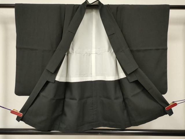 平和屋着物[]七五三　男の子　祝着・羽織・行灯袴・小物セット　龍　兜　立波松文　金彩　洗える着物　DAAY3355ma_2