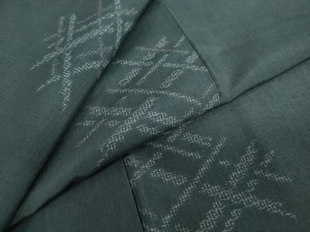 平和屋着物●上質な紬　100亀甲　抽象文様　正絹　逸品　DAAY5023ud