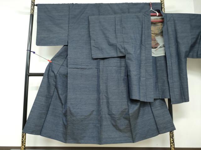 平和屋着物●男性　本場大島紬　アンサンブル　抽象文様　正絹　逸品　DAAY5028ud