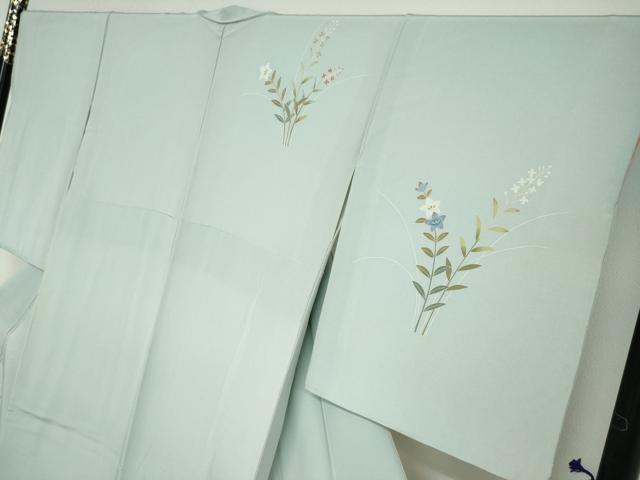 平和屋着物○本加賀友禅作家 金丸充夫 訪問着 草花文 暈し