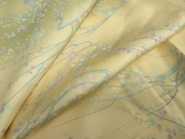 平和屋着物●上質な小紋　樹林文　暈し染め　正絹　逸品　未使用　DAAY5159ud