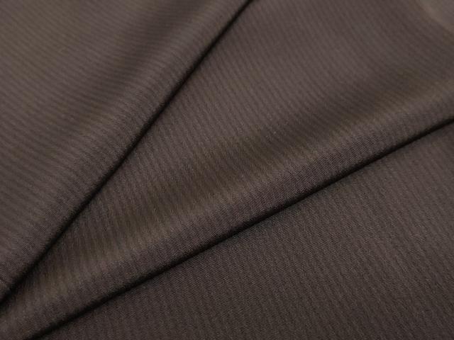 平和屋着物●江戸小紋　万筋　赤墨色×漆黒色　正絹　逸品　DAAY5188ud