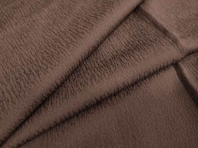 平和屋着物●上質な色無地　作家物　霞地紋　憲法色　正絹　逸品　DAAY5222ud