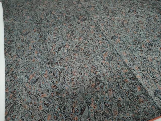 平和屋着物○上質な小紋 ペイズリー柄 正絹 逸品 DAAY5229ud