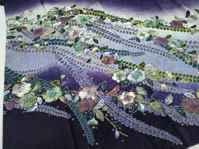 平和屋着物○訪問着 作家物 辻が花 暈し染め 正絹 逸品 DAAY5245ud