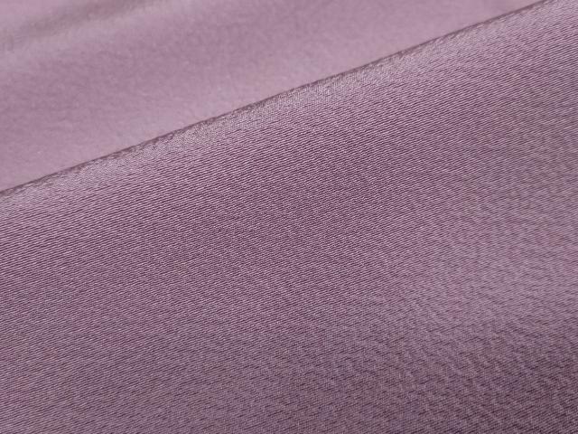 平和屋着物●上質な色無地　本場奄美泥染　紋意匠　浅紫色　鈴乃屋扱い　赤塚次男　証紙付き　正絹　逸品　DAAY5364ud 平和屋着物○上質な色無地 本場奄美泥染 紋意匠 浅紫色