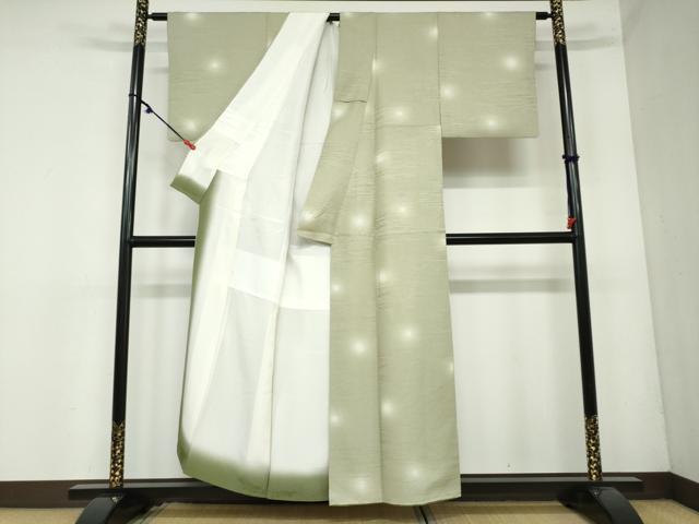 平和屋着物○上質な小紋 霞文 蛍暈し 正絹 逸品 DAAY5433ud