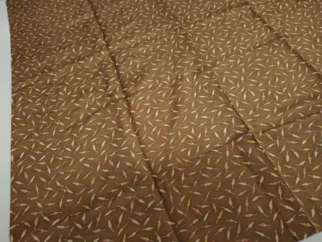 平和屋着物○長襦袢 無双仕立て 色ほのか 成物 唐辛子 反端付き 正絹