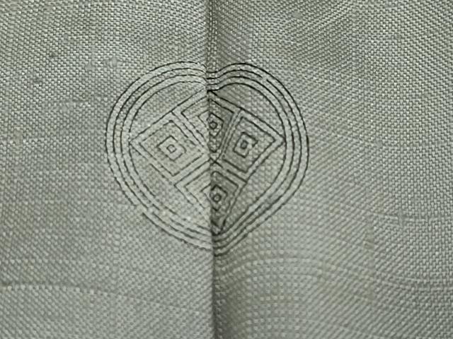 平和屋着物○上質な紬 作家物 利休鼠色 正絹 逸品 DAAY5463ud