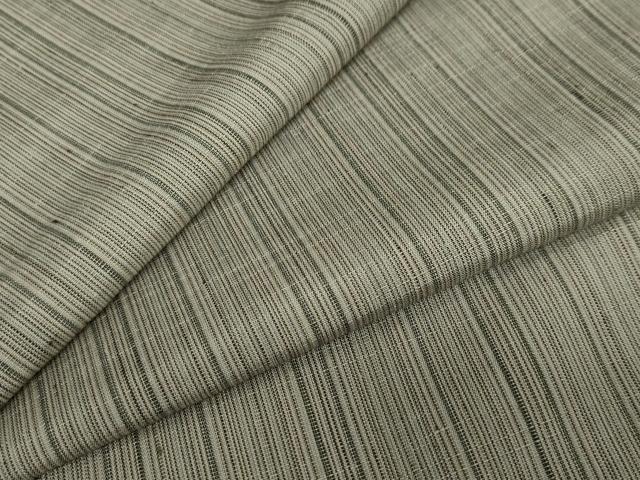 平和屋着物●上質な紬　変わり縞　正絹　逸品　未使用　DAAY5657ud