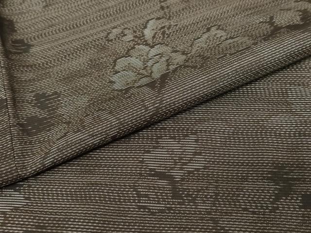 平和屋着物○本場大島紬 草花文 やまと誂製 正絹 逸品 未使用 DAAY5741ud