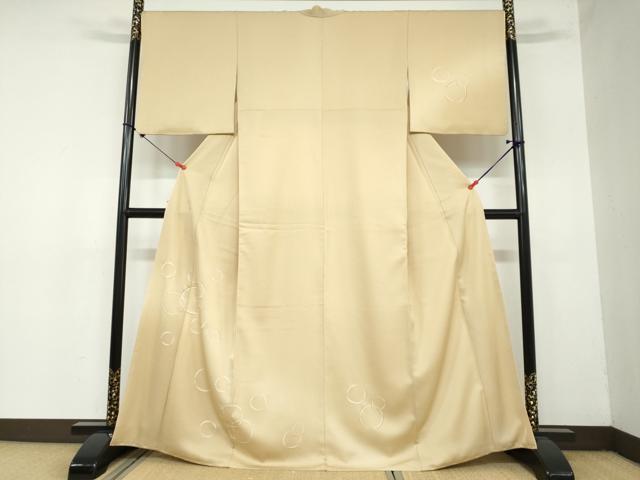 平和屋着物●訪問着　丸文　金彩　洗える着物　DAAY5759ud