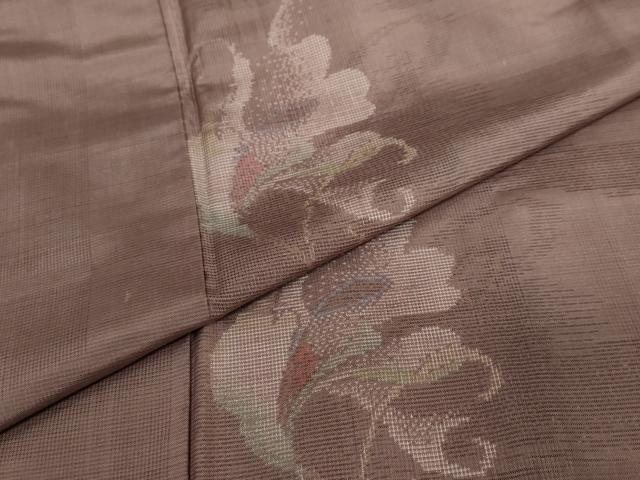 平和屋着物●本場大島紬　舞花文　正絹　逸品　DAAY5781ud 平和屋着物○本場大島紬 舞花文 正絹 逸品 DAAY5781ud