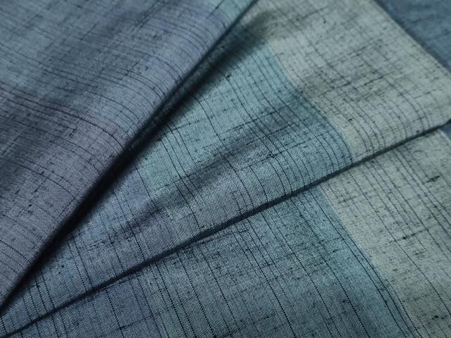 平和屋着物●上質な紬　間道　正絹　逸品　DAAY5797ud