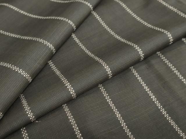 平和屋着物●本場大島紬　7マルキ　縞　正絹　逸品　DAAY5800ud