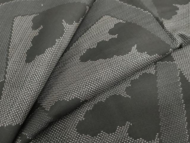 平和屋着物●本場大島紬　9マルキ　色紙重ね雲霞文　やまと誂製　正絹　逸品　未使用　DAAY5801ud