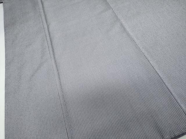 平和屋着物○塩沢紬 塩沢物語 縞 証紙付き 正絹 逸品 未使用 DAAY5832ud