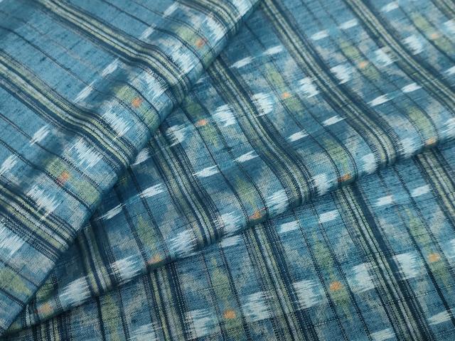 平和屋着物●上質な紬　抽象文様　正絹　逸品　未使用　DAAY5949ud