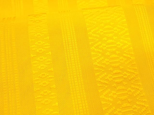 平和屋着物＊夏物　博多織　八寸名古屋帯　献上　金茶色　DAAY8018cm_3