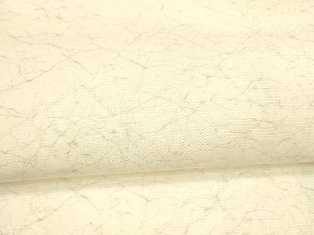 平和屋着物○スリーシーズン 春夏秋 両面 全通柄袋帯 雪輪杜若