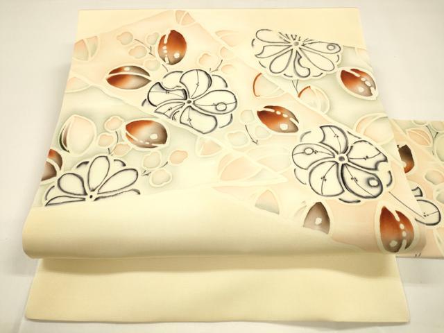 平和屋着物●九寸名古屋帯　辻が花　DAAY8243cm